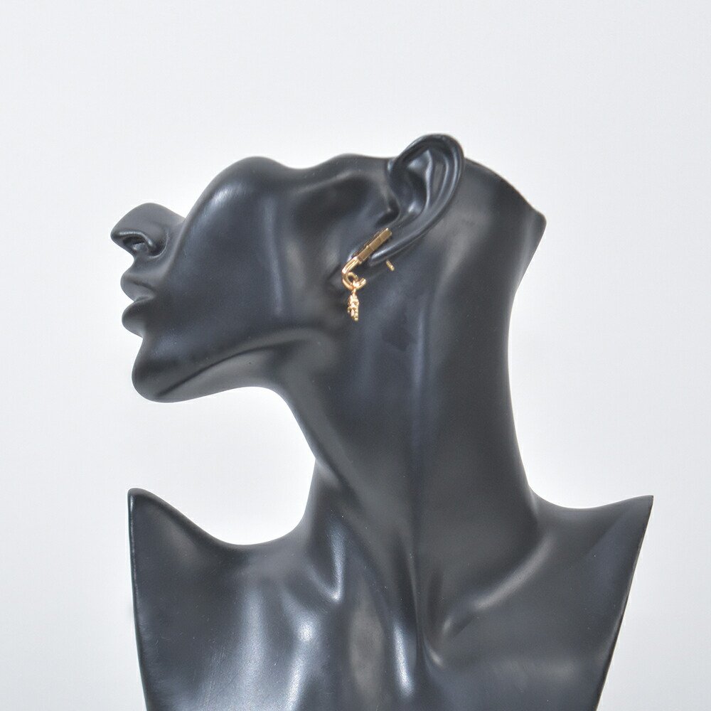 楽天市場】ヴェルサーチ ピアス ゴールド メデューサ グレカ ドロップ