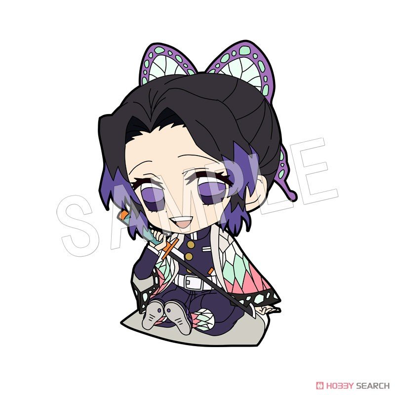 鬼滅の刃 ぺたん娘トレーディングラバーストラップ 柱ver. (8個セット