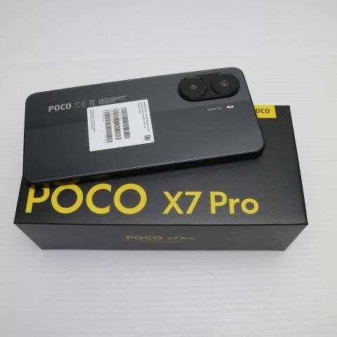 新品未使用 SIMフリー POCO X7 Pro 256GB ブラック スマホ Xiaomi 即日