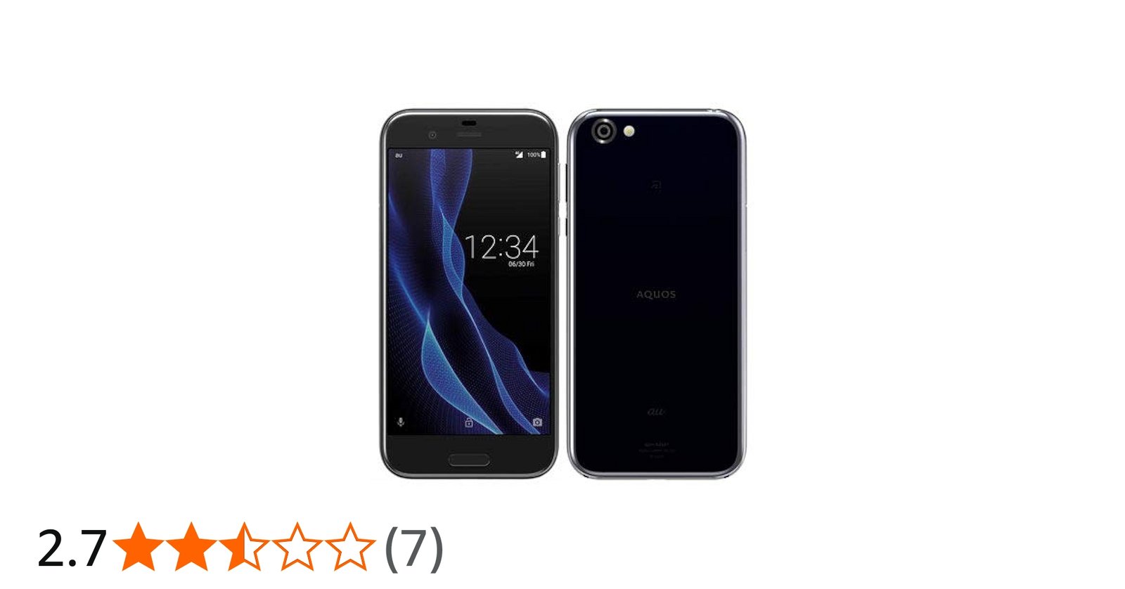 Amazon | SHARP 【SIMロック解除済】au AQUOS R SHV39 Mercury Black