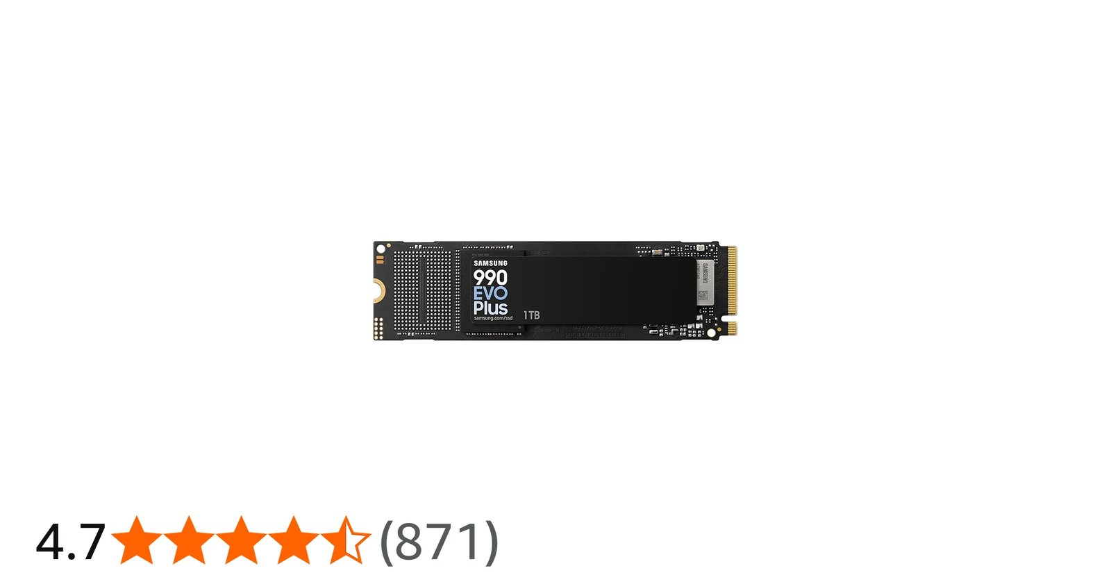 Amazon.co.jp: Samsung 990 EVO Plus 1TB PCIe Gen 4.0 ×4 NVMe M.2