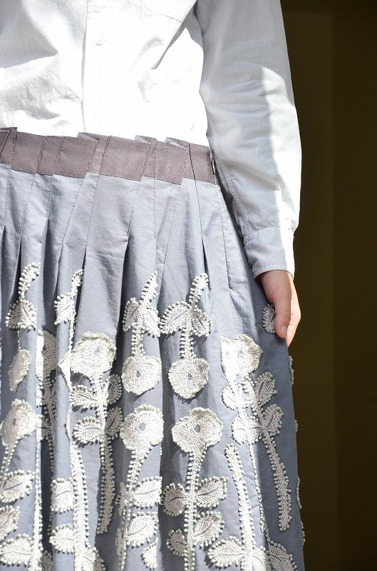 mina perhonen グレータイトスカート 38 mina perhonen グレータイト