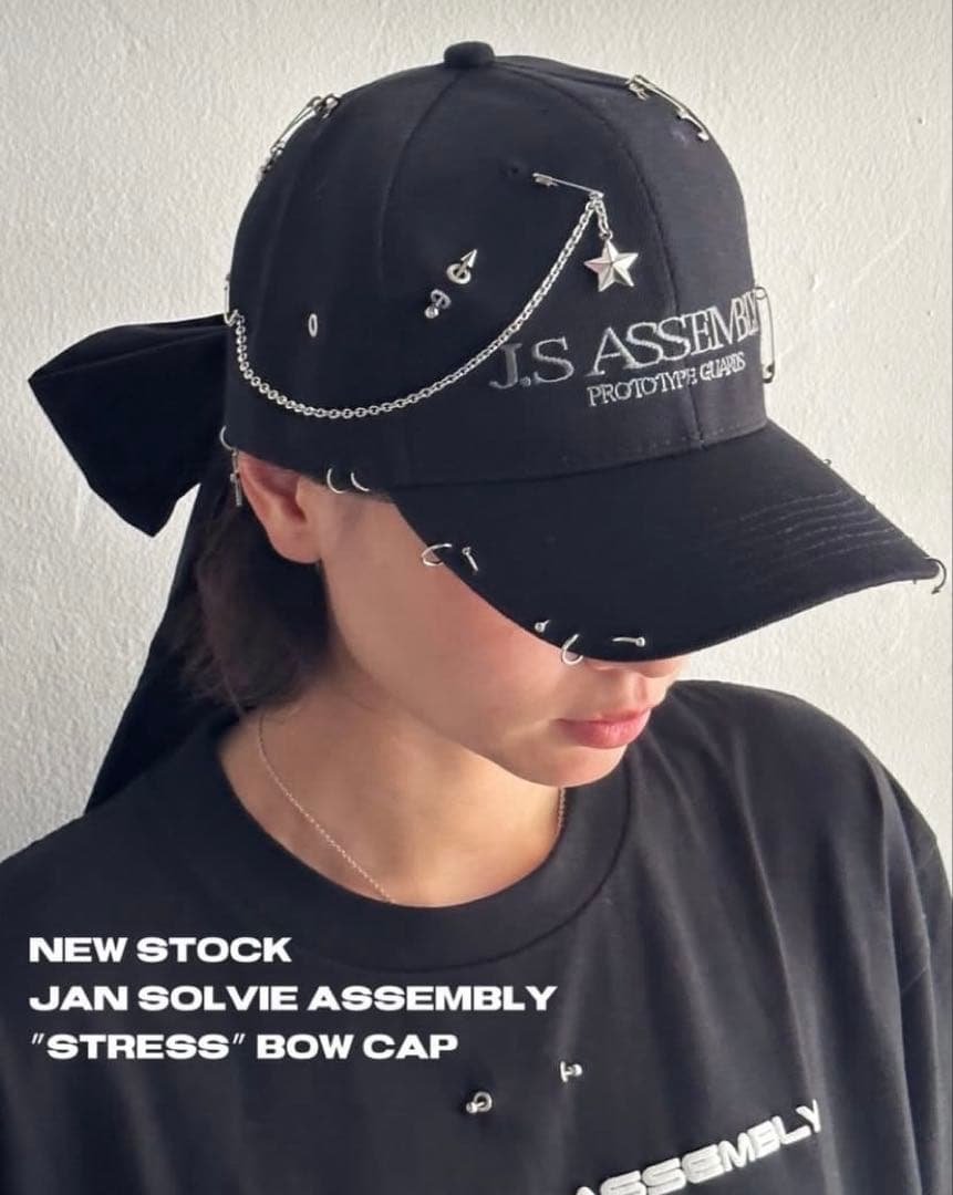 帽子 JAN SOLVIE ASSEMBLY STRESS BOW CAP 帽子 JAN SOLVIE ASSEMBLY STRESS BOW CAP 帽子 JAN SOLVIE ASSEMBLY