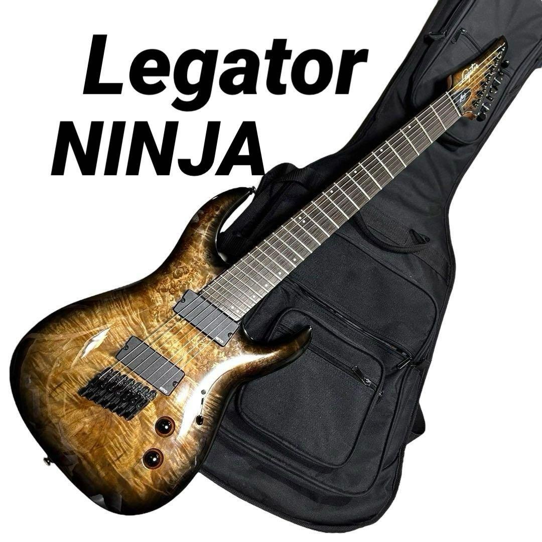 Legator 7弦　エレキギター　EMG搭載　杢目　メタル　アクティブ Legator 10th Anniversary G7FXA 日本製 ヘッドレスエレキギター 7弦