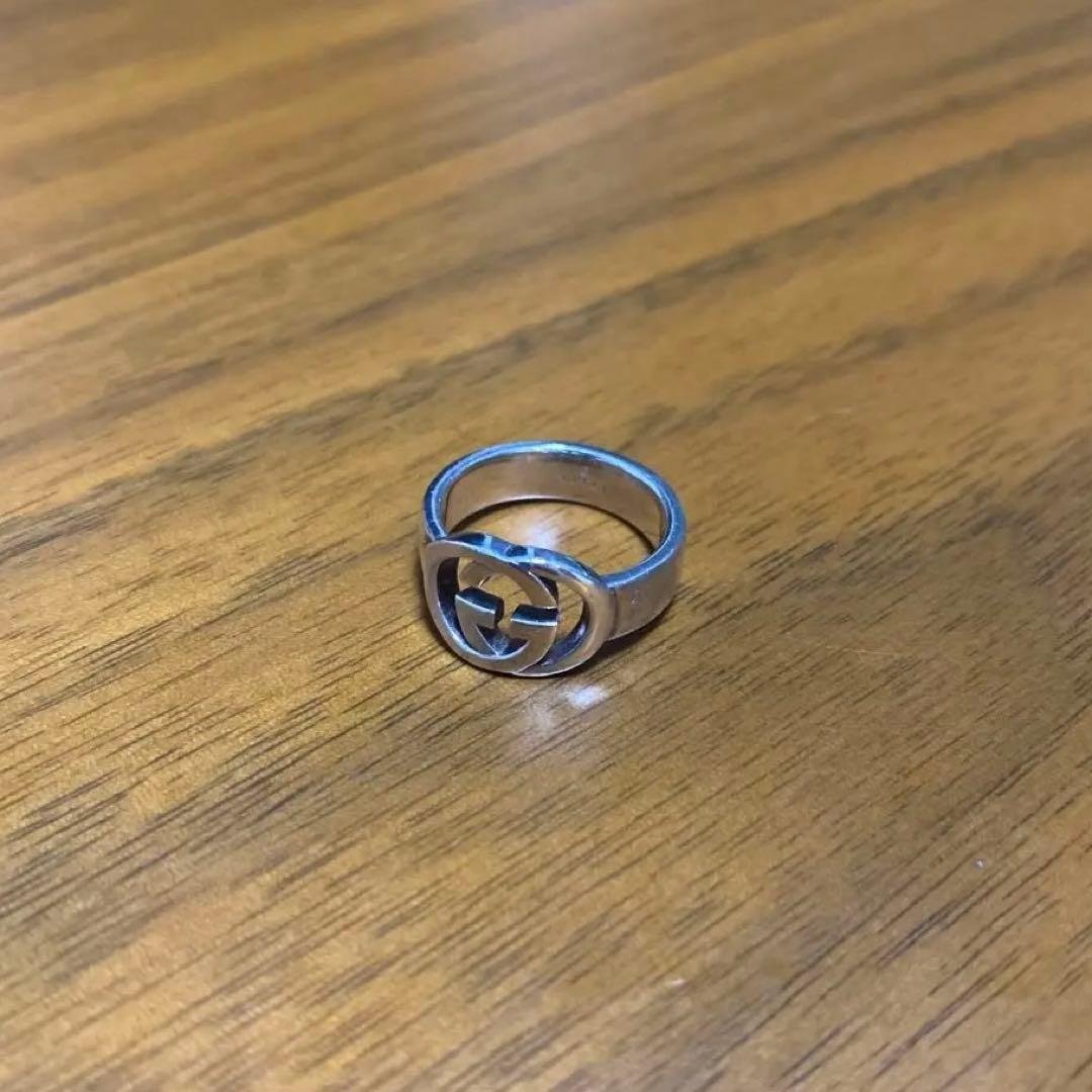 GUCCI リング　11号 GUCCI（グッチ） 11号 リング・指輪 ブランデッド カットアウトG 表記