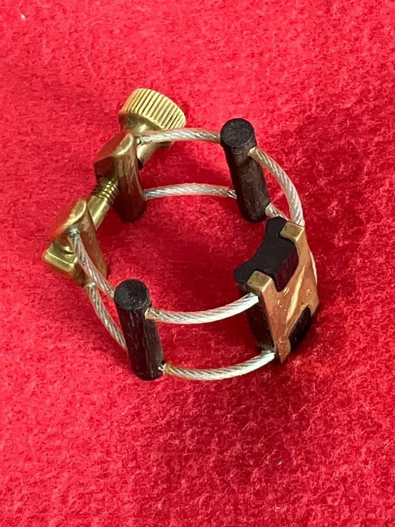 K plume リガチャー　wood brass アルトサックス　ラバー用 Wood Stone/リガチャー/アルトサックス用/Meyerラバー用 - ISHIMORI ONLINE