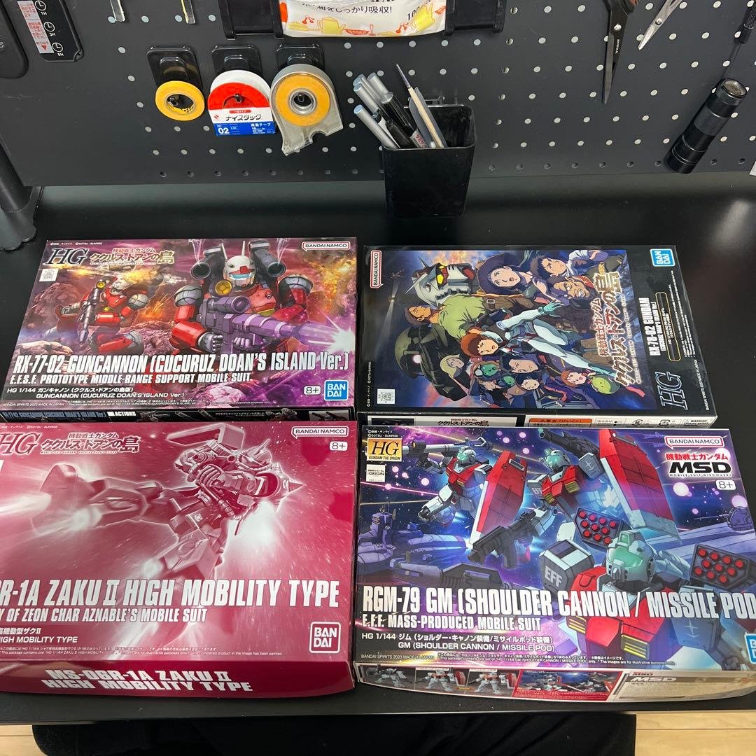 ガ*プ様 HG ガンプラ　4個セット HG 1/144 ガンダムベース限定 G-セルフ (パーフェクトパック装備型