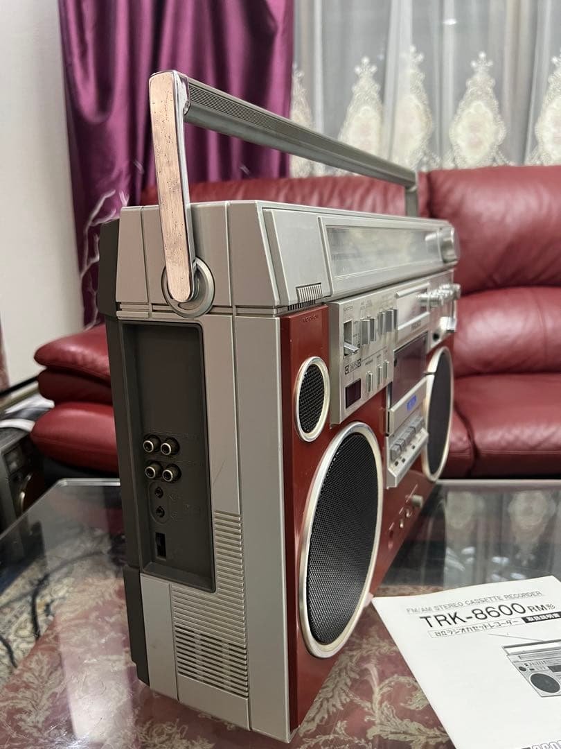 希少BTに変更可能日立ラジカセTRK-8600RM中古メンテナンス済み動作品美品