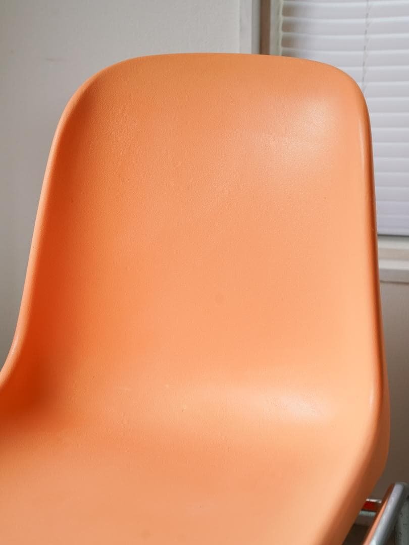 MOD ELENA スタッキングチェア 2脚 オレンジ色 ミッドセンチュリー
