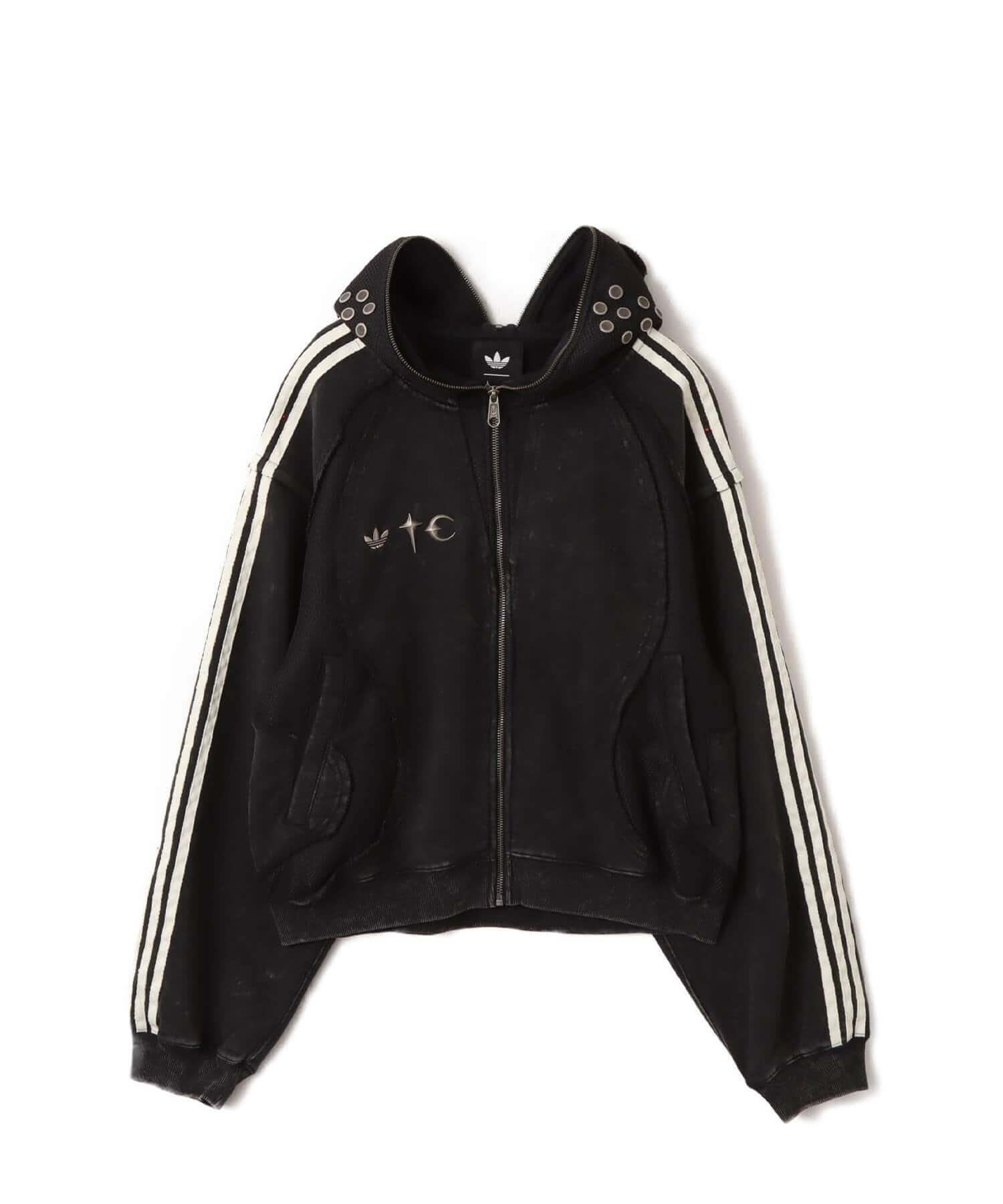 adidas THUG CLUB TEAMGEIST HOODED ZIP UP ブラック（アディダス サグ