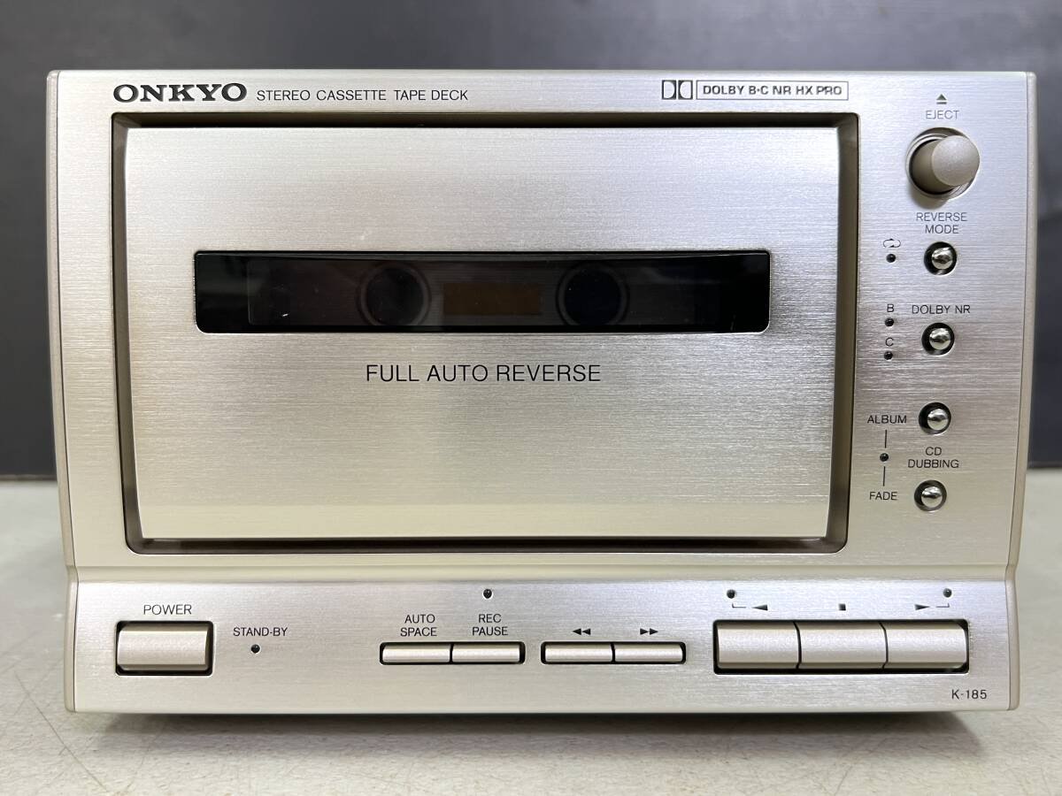 Yahoo!オークション -「onkyo k-185」(カセットデッキ) (オーディオ