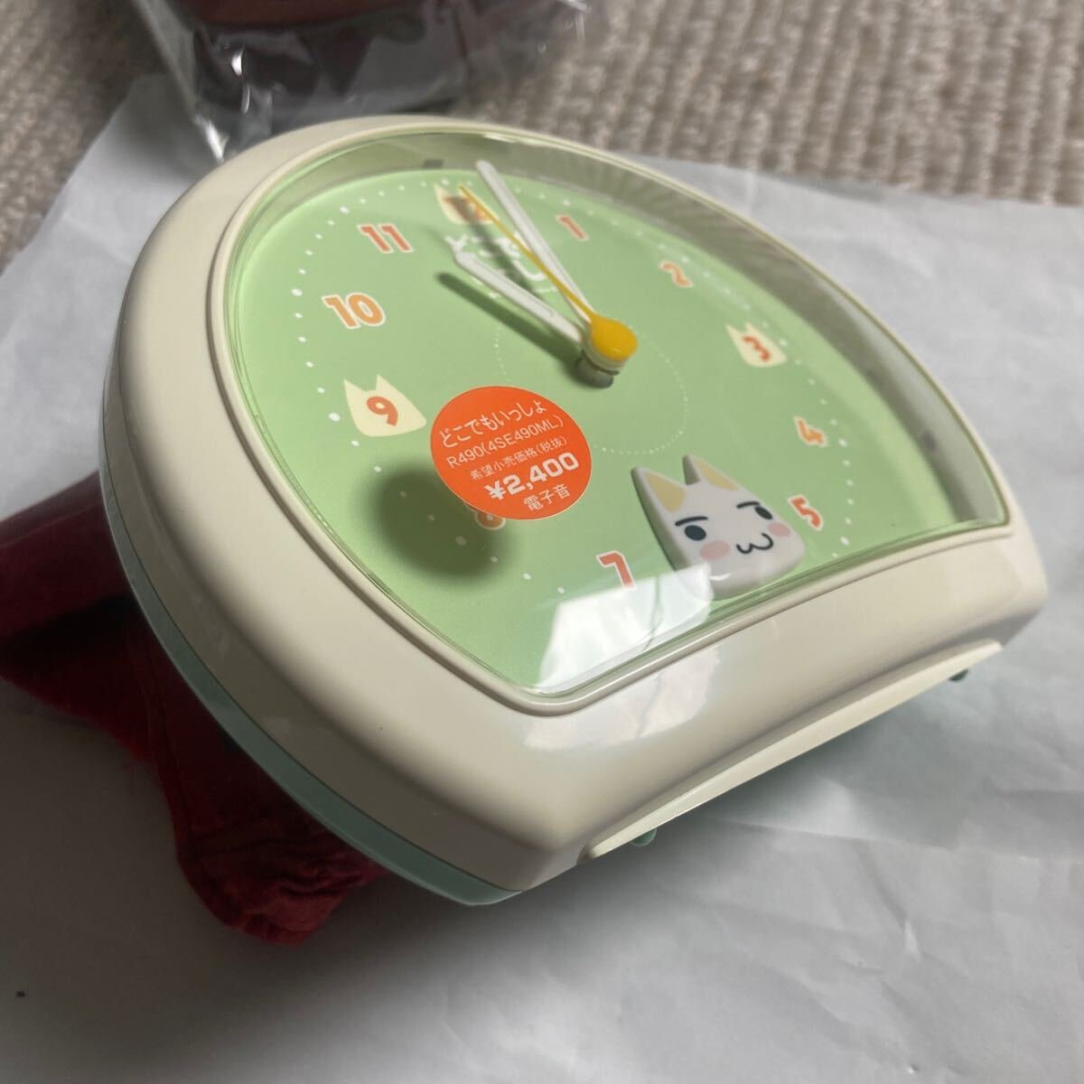 送料無料 レア どこでもいっしょ 目覚まし時計 めざましどけい 置時計