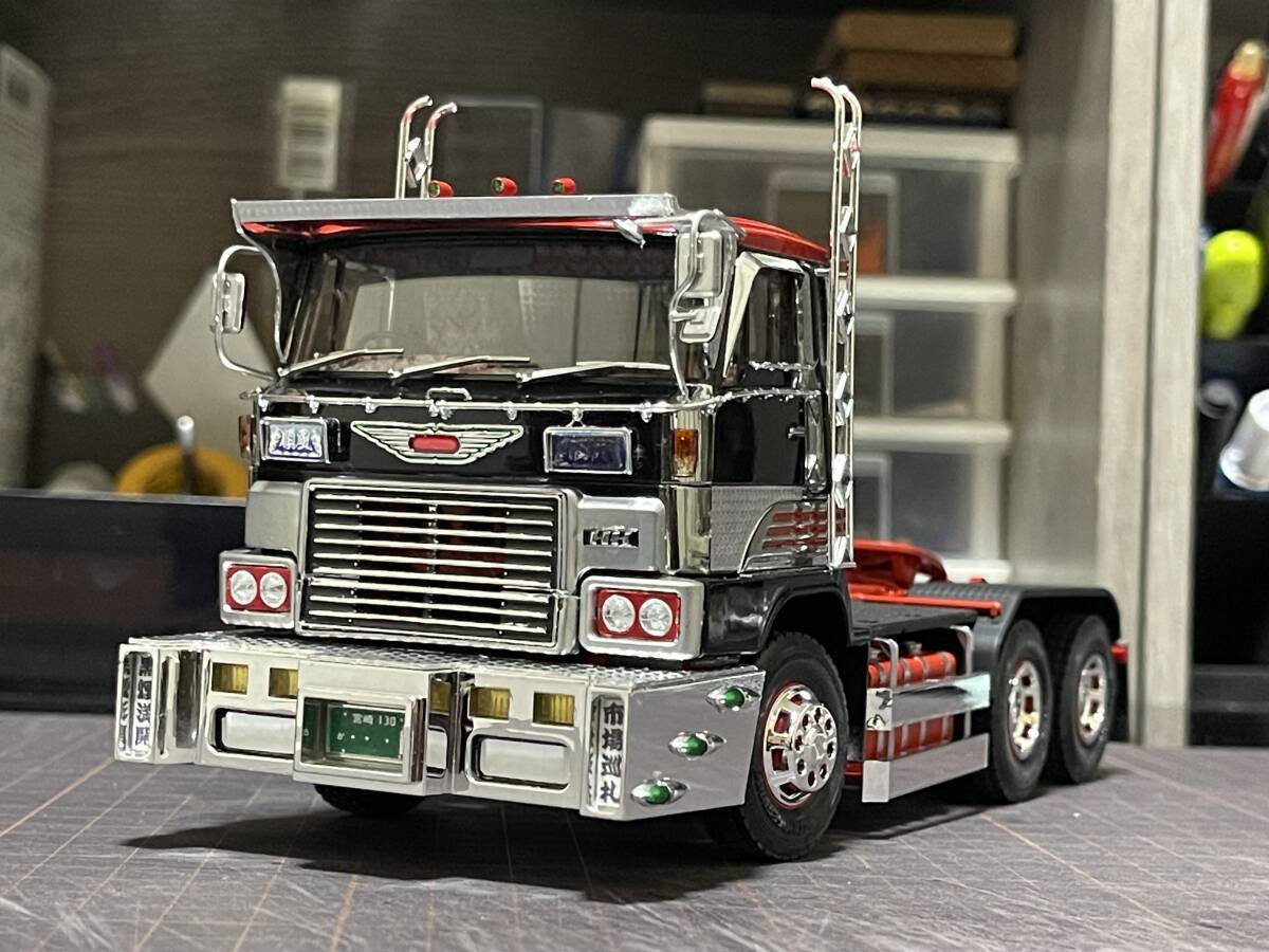 Yahoo!オークション - 1/32 アオシマ製 日野HHトレーラーヘッド 完成品