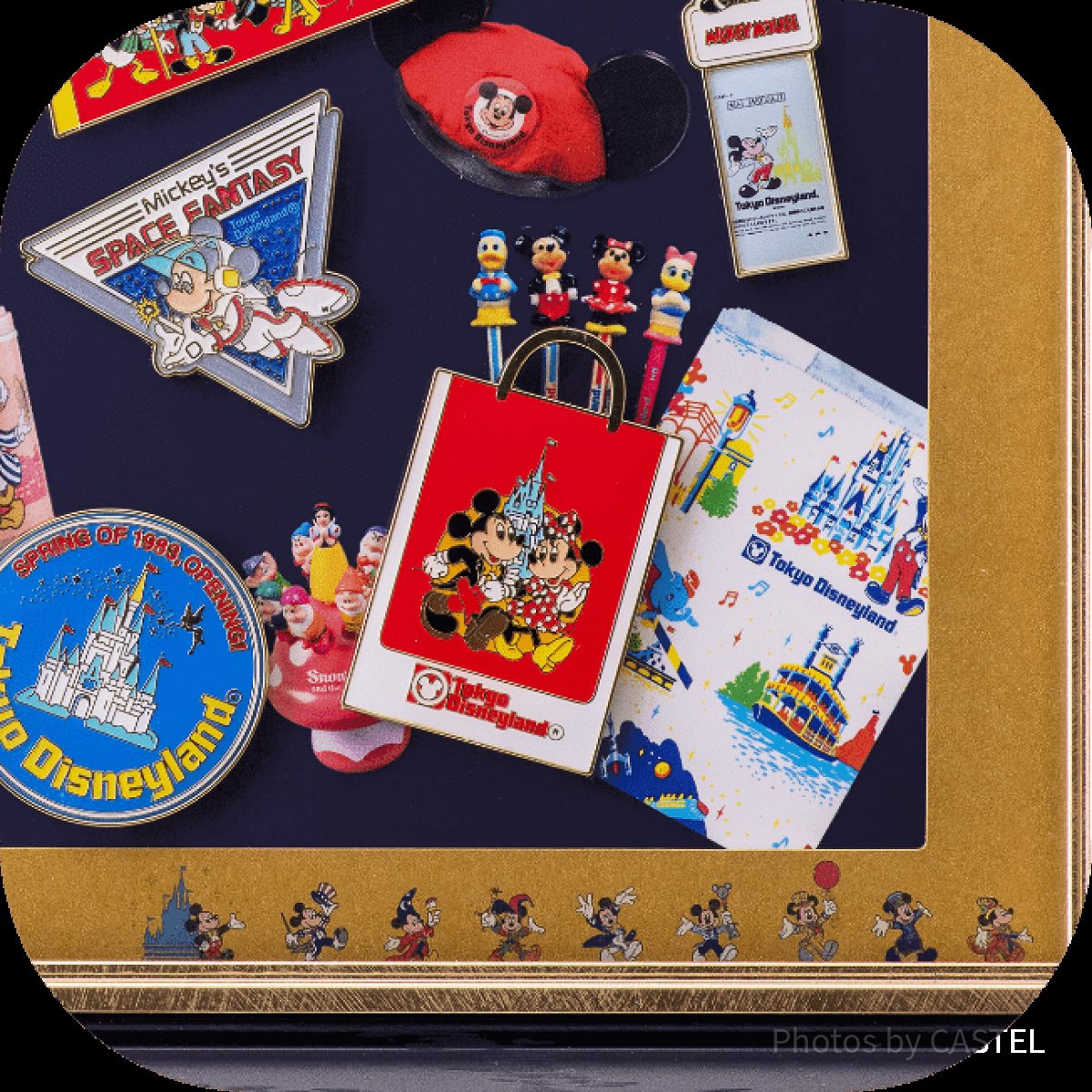 ディズニー40周年予約販売限定グッズ：ピンバッジセット| キャステル