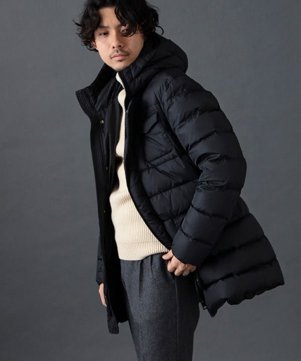 BEAMS F（ビームスF）HERNO / POLAR TECH 4ポケットフードダウン